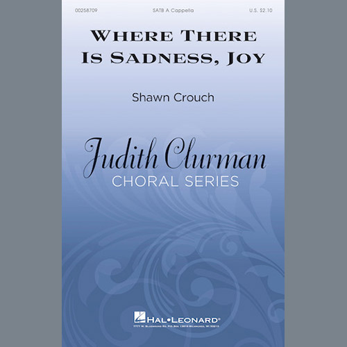 Shawn Crouch Where There Is Sadness, Joy profile image