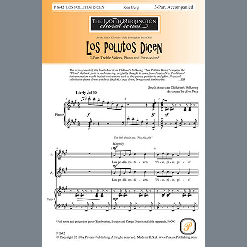 South American Children's Folksong Los Pollitos Dicen (Ken Berg) profile image