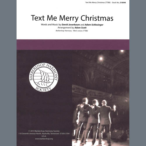 Straight No Chaser feat. Kristen Bel Text Me Merry Christmas (arr. Adam S profile image