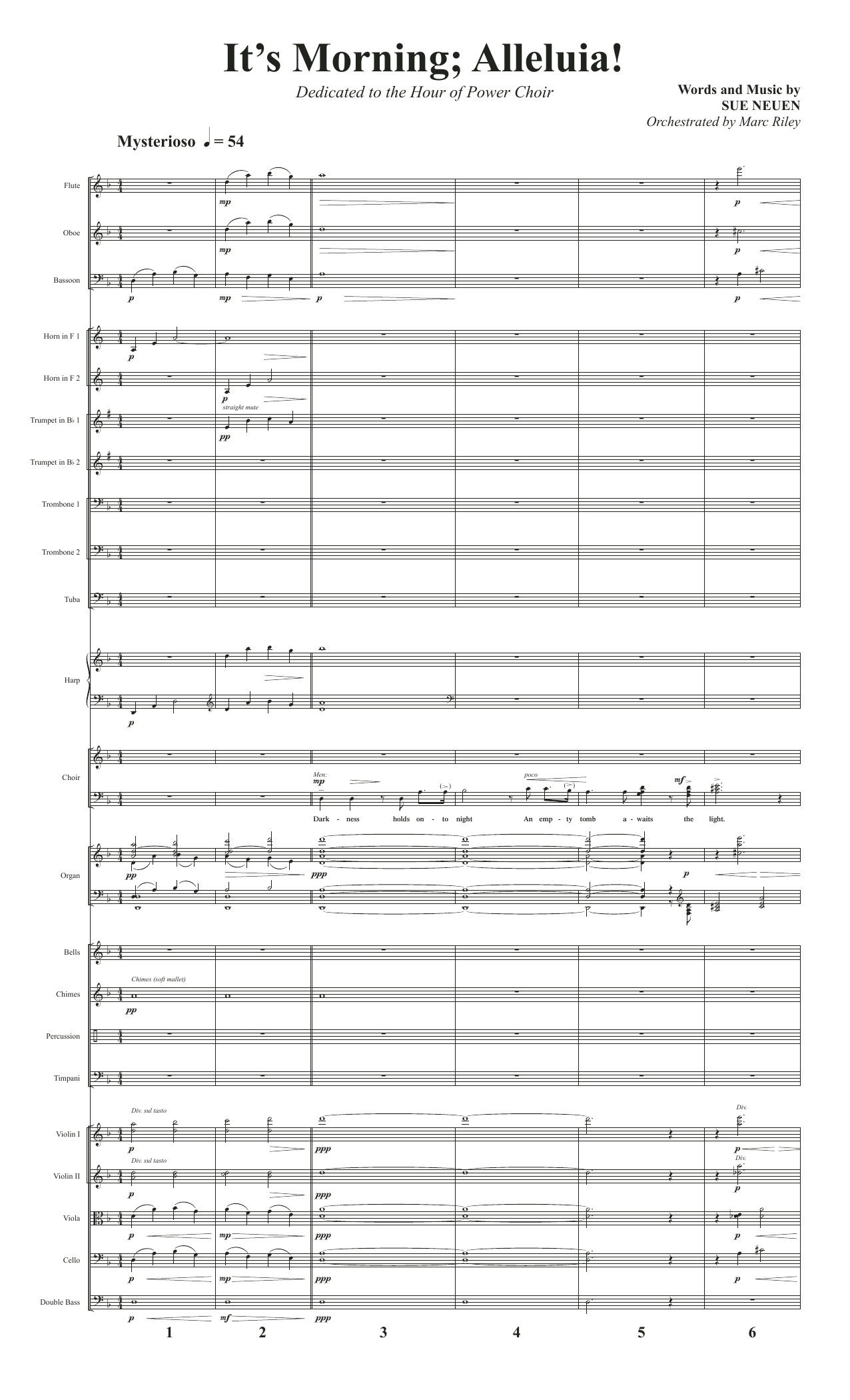 Sue Neuen It's Morning; Alleluia! - Full Score Sheet Music & Chords for Choir Instrumental Pak - Download or Print PDF