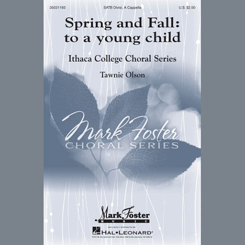 Tawnie Olson Spring And Fall: To A Young Child profile image