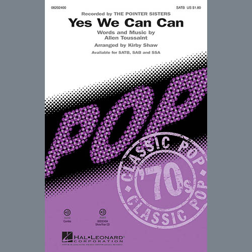 The Pointer Sisters Yes We Can Can (arr. Kirby Shaw) profile image