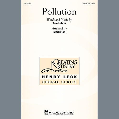 Tom Lehrer Pollution (arr. Mark Fish) profile image