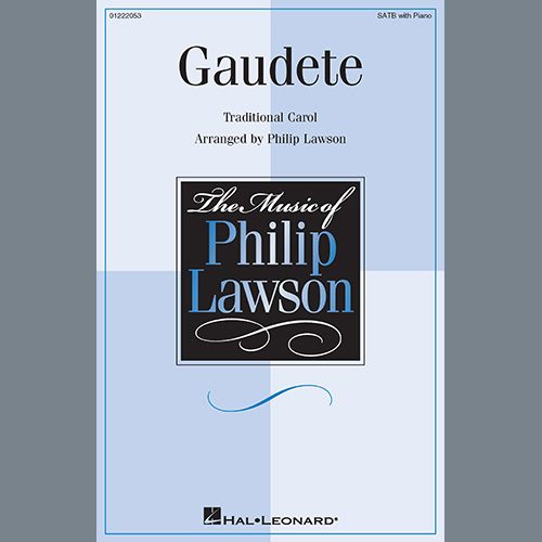 Traditional Carol Gaudete (arr. Philip Lawson) profile image