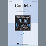 Traditional Carol picture from Gaudete (arr. Philip Lawson) released 05/15/2023