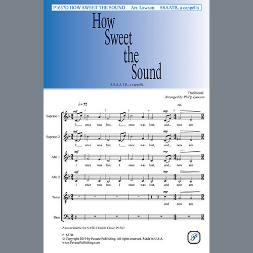 Traditional How Sweet the Sound (arr. Philip Law profile image