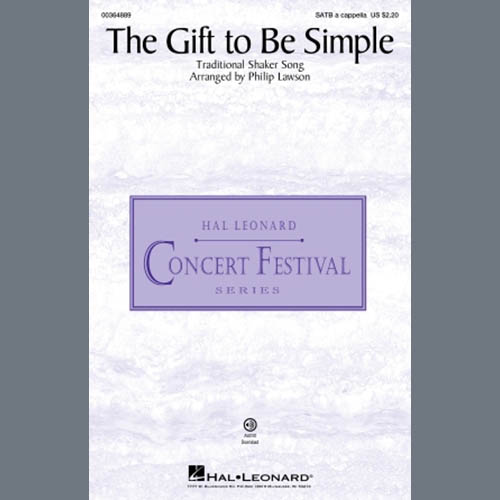 Traditional Shaker Song The Gift To Be Simple (arr. Philip L profile image