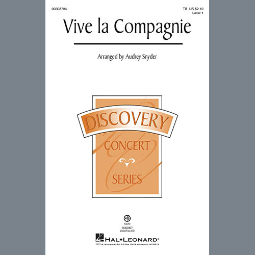 Traditional Vive La Compagnie (arr. Audrey Snyde profile image