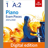 W. A. Mozart picture from Minuet in C (Grade 1, list A2, from the ABRSM Piano Syllabus 2021 & 2022) released 07/15/2020